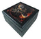 Anne Stokes Gothic Ghost Hell Rider Biker Art Tile Wooden Decorative Jewelry Box