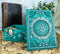 Feng Shui Zen Buddha Auspicious Ohm Symbol Lotus Mandala Flower Decorative Box