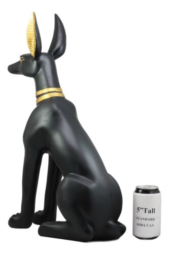 Ebros Large Egyptian Anubis Dog Statue 21.25"Tall God Of Afterlife And Mummification