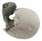 Jurassic Era Predator Hatching Dinosaur Egg Figurine 4"H Velociraptor Hatchling