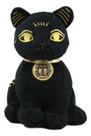 Egyptian Goddess Bastet Cat With Scarab Amulet Plush Toy Soft Doll Collectible