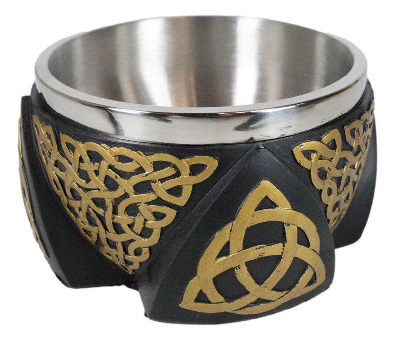 Wicca Metaphysical Spiritual Celtic Triquetra Trinity Knot Smudging Smudge Bowl