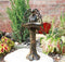 Large Heavenly Angel Saint Gabriel Bird Feeder Or Bath Garden Decor Iron Statue