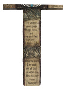 Rustic Western Scriptural Bible Verses Psalms Ecclesiastes Philemon Wall Cross