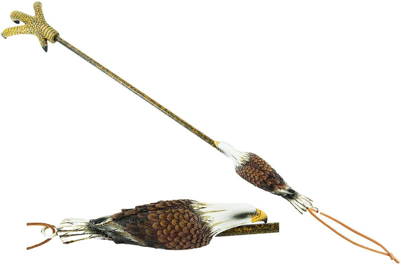 Bald Eagle Talons Long Reach Hand Back Scratcher Wall Hanging Figurine 24"L