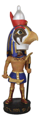 Egyptian Gods Horus Anubis Pharaoh King Tut And Nefertiti Bobblehead Set of 4