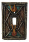 Pack of 2 Southwestern Tribal Navajo Branchwood Single Toggle Switch Wall Plates