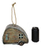 Rustic Western Camper Trailer Cabin Birdhouse With Door Tree Hanging Bird Feeder