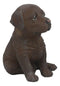 Realistic Lifelike Chocolate Labrador Figurine 6.75"H Labrador Retriever Puppy