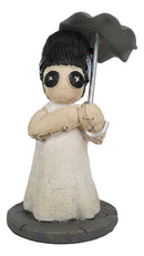 Ebros Pinheadz Monster with Voodoo Stitches Figurine 4.25"H (Mrs Frankenstein)