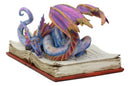 Amy Brown Fantasy Rainbow Book Wyrm Dragon Of Bibliography Figurine Decor Statue