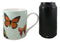 Trail Of Painted Ponies Western Black Beauty Horse With Butterflies Ceramic Mug