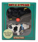 Ebros Farm Bovine Cattle Love Affair Kissing Bull And Cow Salt And Pepper Shakers Set Fun Kitchen Dining Bull Matador And Holstein Cow Ceramic Magnetic Decor Figurines