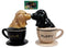 Ebros Cocker Spaniel Puppy Love Magnetic Ceramic Salt Pepper Shakers Set