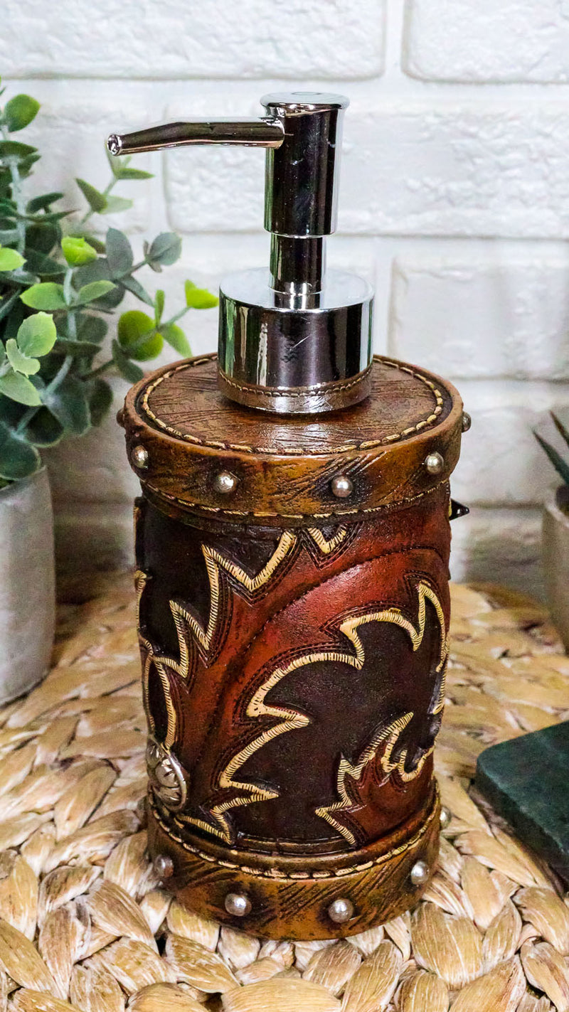 Rustic soap deals dispenser