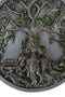 Celtic Tree Man Greenman Tree Of Life Round Wall Decor Plaque Medallion Figurine