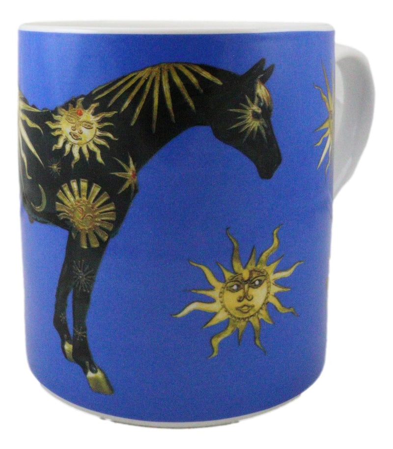 Trail Of Painted Ponies Western Solar Suns Sky Of Enchantment Horse Ceramic Mug