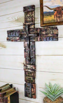 Western Christian Inspirational Friendship Faith Hope Love Grace Wall Cross