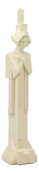 Frank Lloyd Wright Midway Gardens White Sprite With Crossed Arms Statue Decor