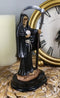 Ebros Black Santa Muerte With Scythe Statue 5.5" Tall Bone Mother Dark Angel Of Protection Decorative Figurine