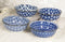 Ebros Made In Japan Multi Pattern Ceramic Sauce Appetizer Dipping Bowl Set Serves 4