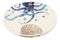 Nautical Marine Ocean Octopus Ceramic Salad Dessert Appetizer Plates Pack Of 2