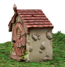 Miniature Fairy Garden Cottage Dome House W/ Door & Toadstool Stairs Figurine