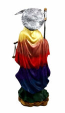 Rainbow Robe All Powerful Holy Death Santa Muerte Day of The Dead Figurine