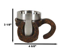 Rustic Western Cowboy Rust Finished Lucky Horseshoes Standard Coffee Mug 8oz