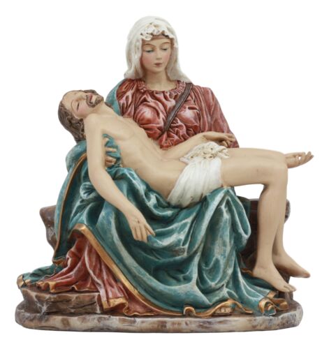 Michelangelo Sistine Chapel La Pieta Statue 5.25"Tall Sorrow Of Mary Decorative