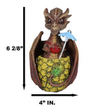 Drunken Spirit Cocktail Drink Tiki Mai Tai Tropical Pineapple Dragon Figurine